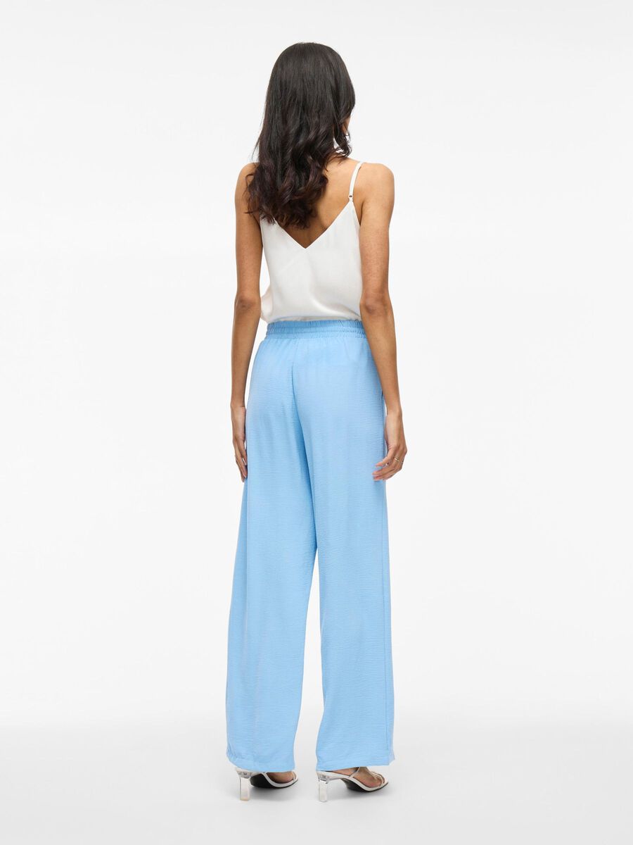 VILA VITA ALTA PANTALONI GAMBA AMPIA, Blissful Blue, highres - 14100308_BlissfulBlue_004.jpg