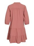 VILA VIPETRA 3/4 SLEEVED SHORT DRESS, Brick Dust, highres - 14109524_BrickDust_002.jpg