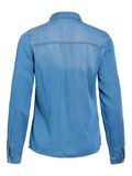VILA VIBISTA POCKET DENIM SHIRT, Medium Blue Denim, highres - 14033008_MediumBlueDenim_604568_002.jpg