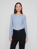 VILA BOATNECK LONG SLEEVED TOP, Coronet Blue, highres - 14109873_CoronetBlue_003.jpg