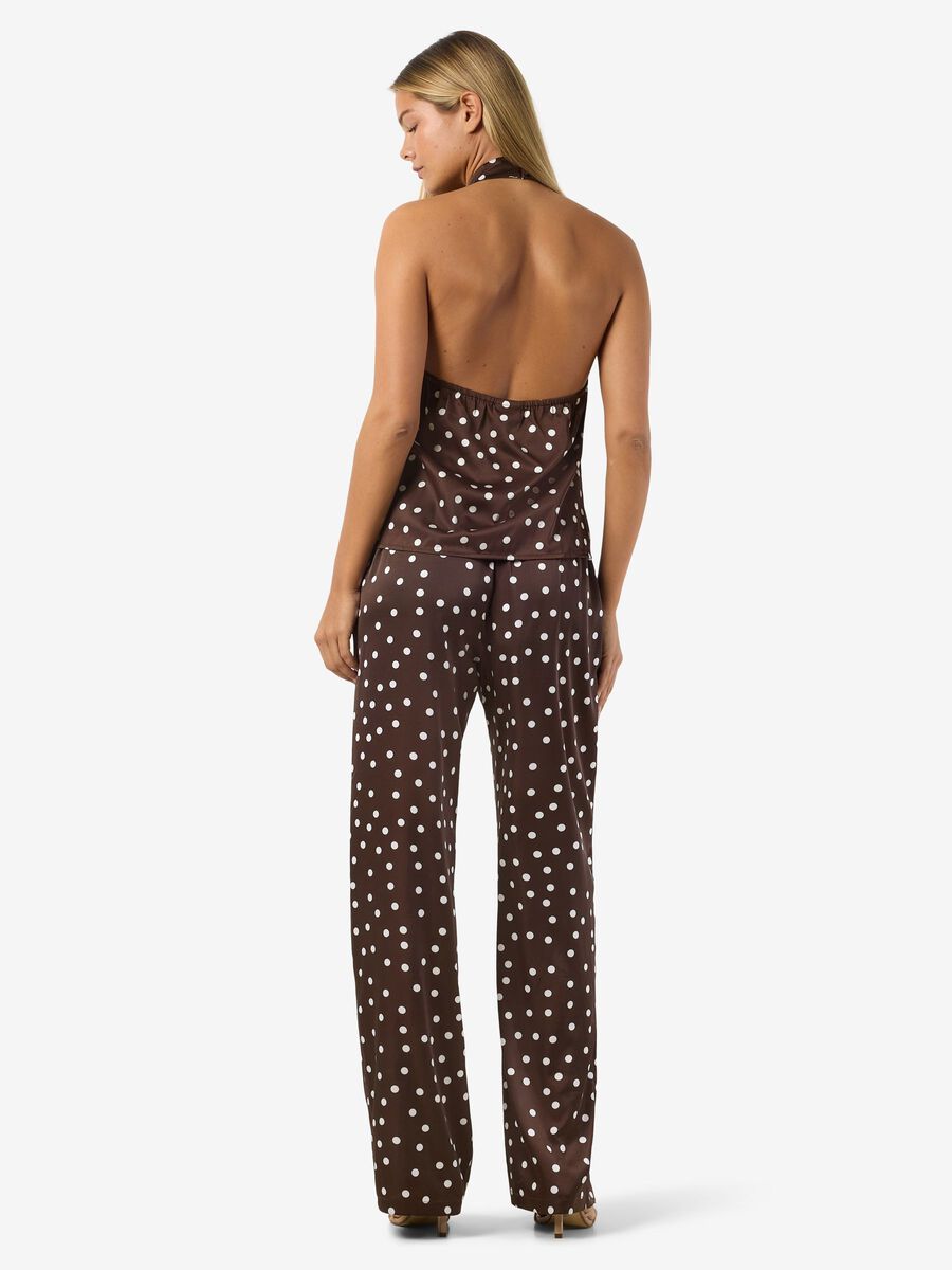 Carousel image - DEKOLT AMERYKAŃSKI TOP, Chocolate Brown | 4
