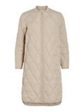 VILA QUILTED ZIPPER COAT, Feather Gray, highres - 14102942_FeatherGray_001.jpg