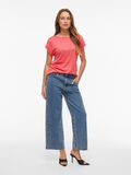 VILA ROUND NECK SHORT SLEEVED TOP, Dubarry, highres - 14105228_Dubarry_005.jpg