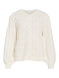 Product image thumbnail - VILOWEN ROUND NECK KNITTED CARDIGAN, Cloud Dancer | 6