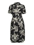VILA SHORT SLEEVED MIDI DRESS, Black, highres - 14067319_Black_1218988_002.jpg