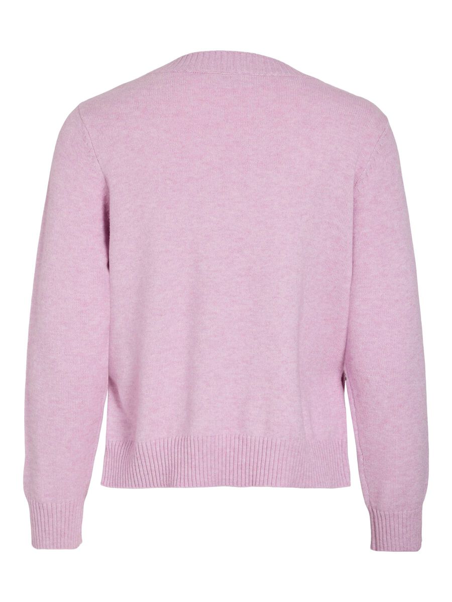VILA ROUND NECK KNITTED PULLOVER, Winsome Orchid, highres - 14104631_WinsomeOrchid_002.jpg