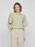 Vila PUFF SHOULDER SHORT SLEEVED TOP, Swamp, highres - 14098906_Swamp_003.jpg