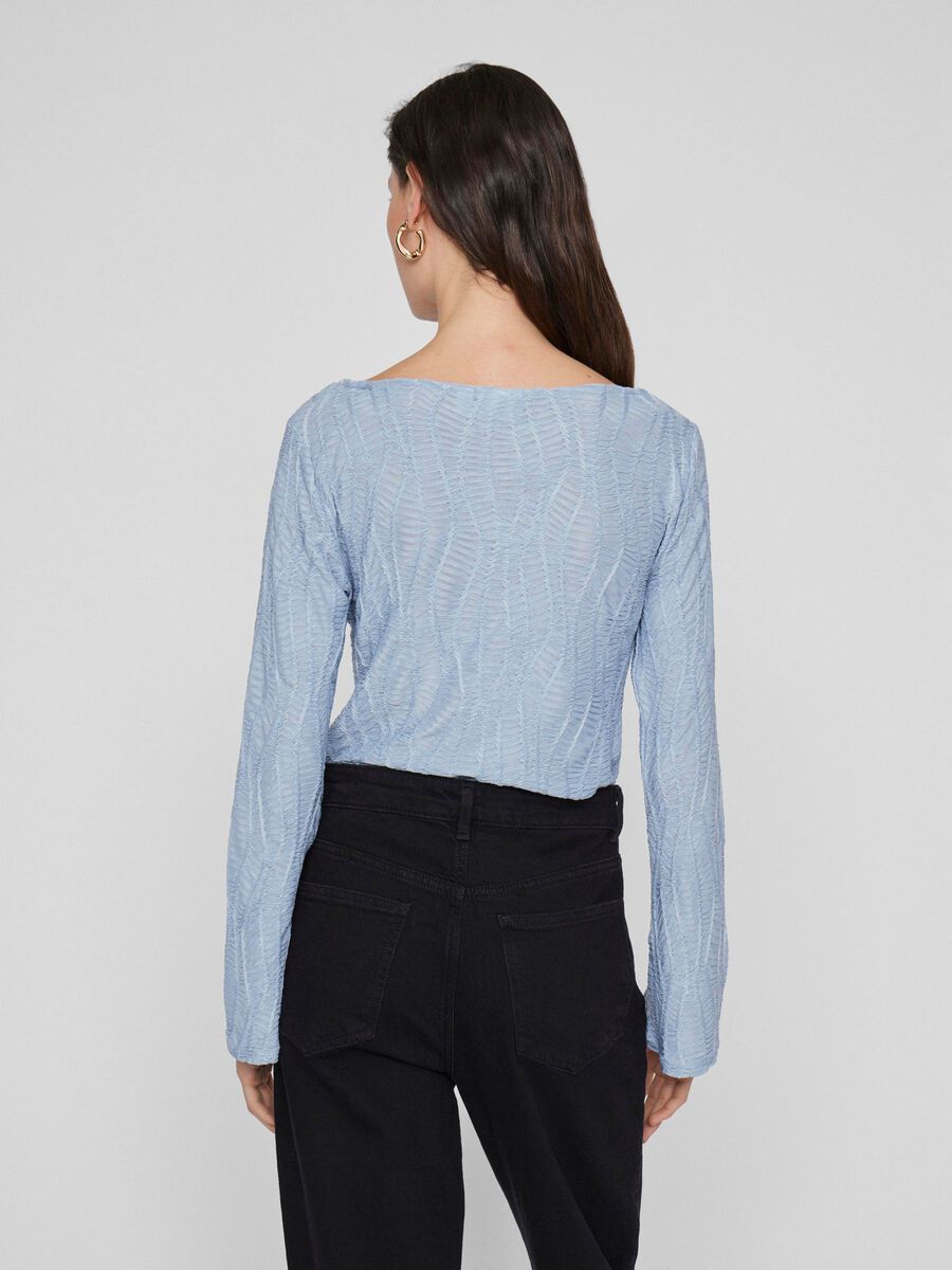 VILA BOATNECK LONG SLEEVED TOP, Coronet Blue, highres - 14109873_CoronetBlue_004.jpg