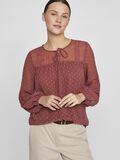 VILA VIEDEE DETAILED LONG SLEEVED BLOUSE, Apple Butter, highres - 14079577_AppleButter_007.jpg