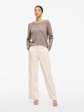VILA VIRIL ROUND NECK KNITTED PULLOVER, Falcon, highres - 14054177_Falcon_714851_005.jpg