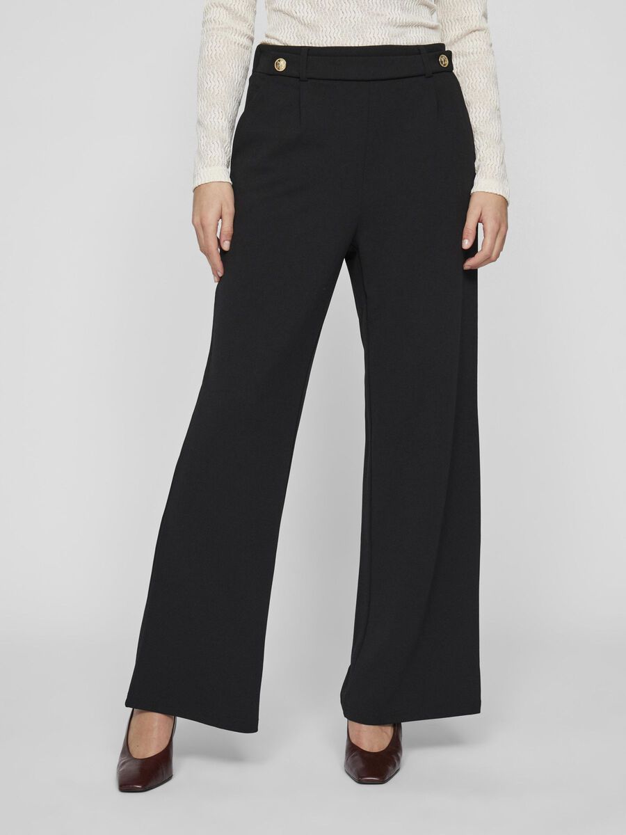 VILA TAILORED TROUSERS, Black, highres - 14108765_Black_003.jpg