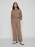Vila HIGH-WAIST WIDE-LEG TROUSERS, Walnut, highres - 14085303_Walnut_1021436_005.jpg