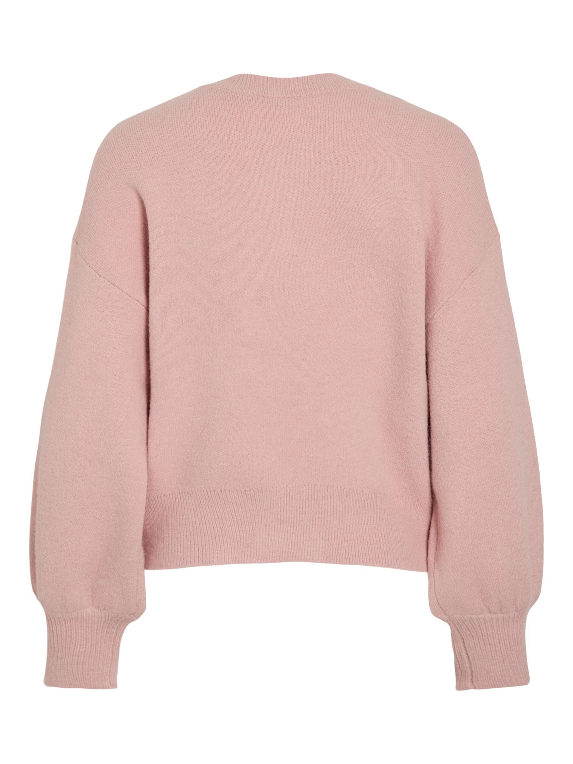 Carousel image - VIRADIA V-NECK KNITTED CARDIGAN, Pink Nectar | 6