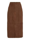 Product image thumbnail - VIIDA SUEDE MIDI SKIRT, Toffee | 6