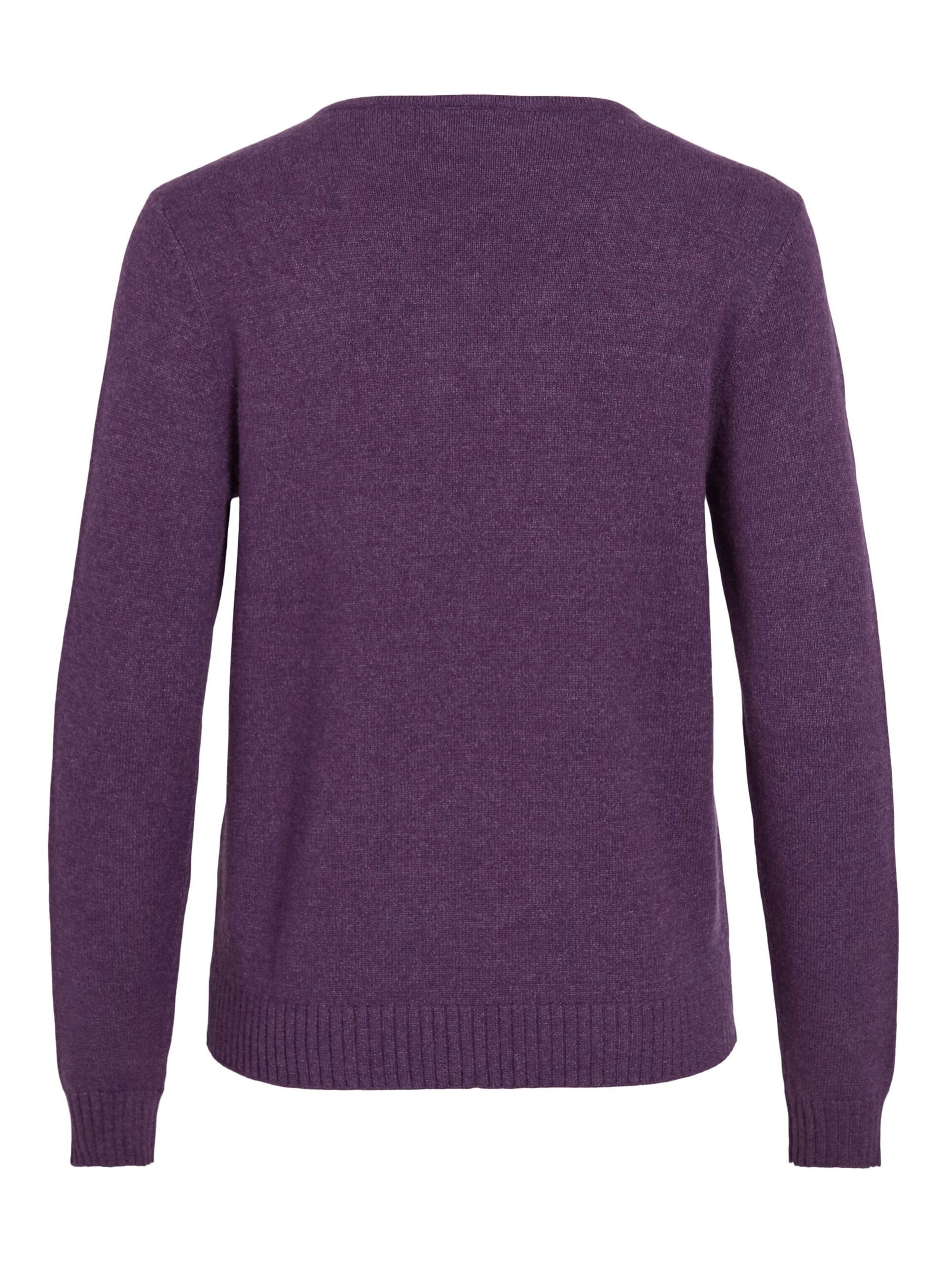 Carousel image - VIRIL V-NECK KNITTED PULLOVER, Imperial Purple | 6