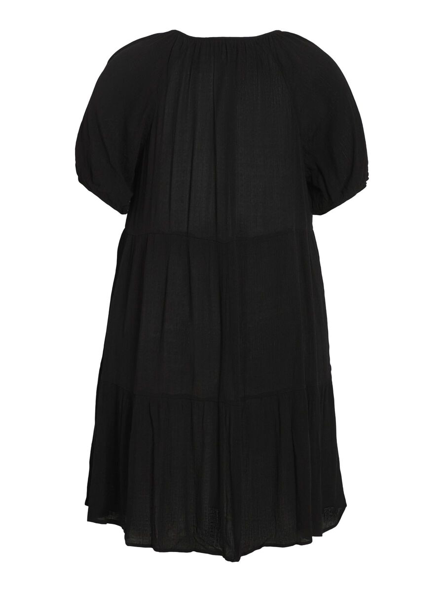 Vila CURVE - SHORT DRESS, Black, highres - 14096151_Black_002.jpg