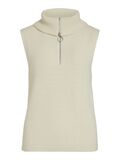 Vila HALF ZIP KNITTED VEST, Birch, highres - 14084214_Birch_1075001_001.jpg