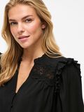 VILA VIKOMMA CUELLO EN V CAMISA, Black, highres - 14113753_Black_006.jpg