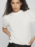 VILA HIGH NECK SHORT SLEEVED TOP, Snow White, highres - 14105973_SnowWhite_006.jpg