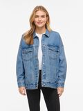 Product image thumbnail - VIKIRA, NAPILLINEN FARKKUTAKKI, Light Blue Denim | 1