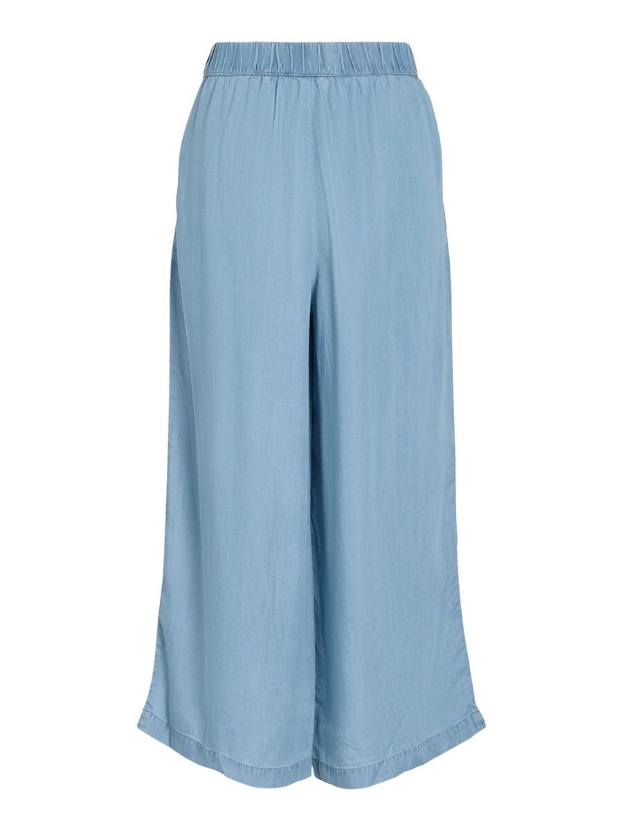 Product carousel image - VITEA DENIM HIGH WAISTED TROUSERS, Light Blue Denim | 2