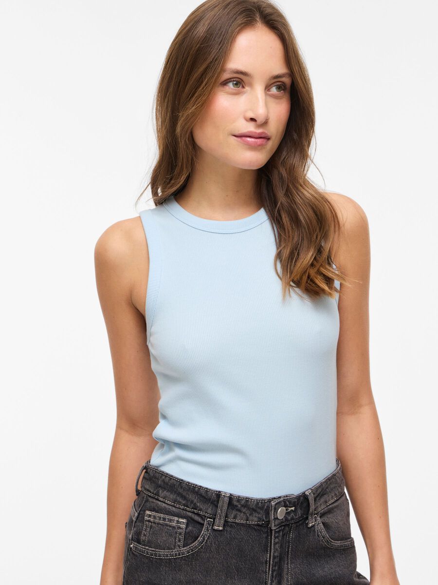 Carousel image - VISOLA GOLA REDONDA TOP SEM MANGAS, Nantucket Breeze | 3