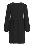 VILA LONG SLEEVED SHORT DRESS, Black, highres - 14099443_Black_002.jpg