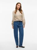 VILA VIRIL KNITTED PULLOVER, Natural Melange, highres - 14106336_NaturalMelange_1196995_005.jpg