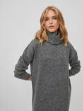 Vila ROLL NECK KNITTED DRESS, Medium Grey Melange, highres - 14075479_MediumGreyMelange_006.jpg