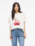 Product image thumbnail - VIVORA RUNDHALS OVERSIZED T-SHIRT, Snow White | 1