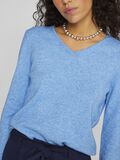VILA VIRIL V-NECK KNITTED PULLOVER, Blissful Blue, highres - 14042769_BlissfulBlue_958949_006.jpg