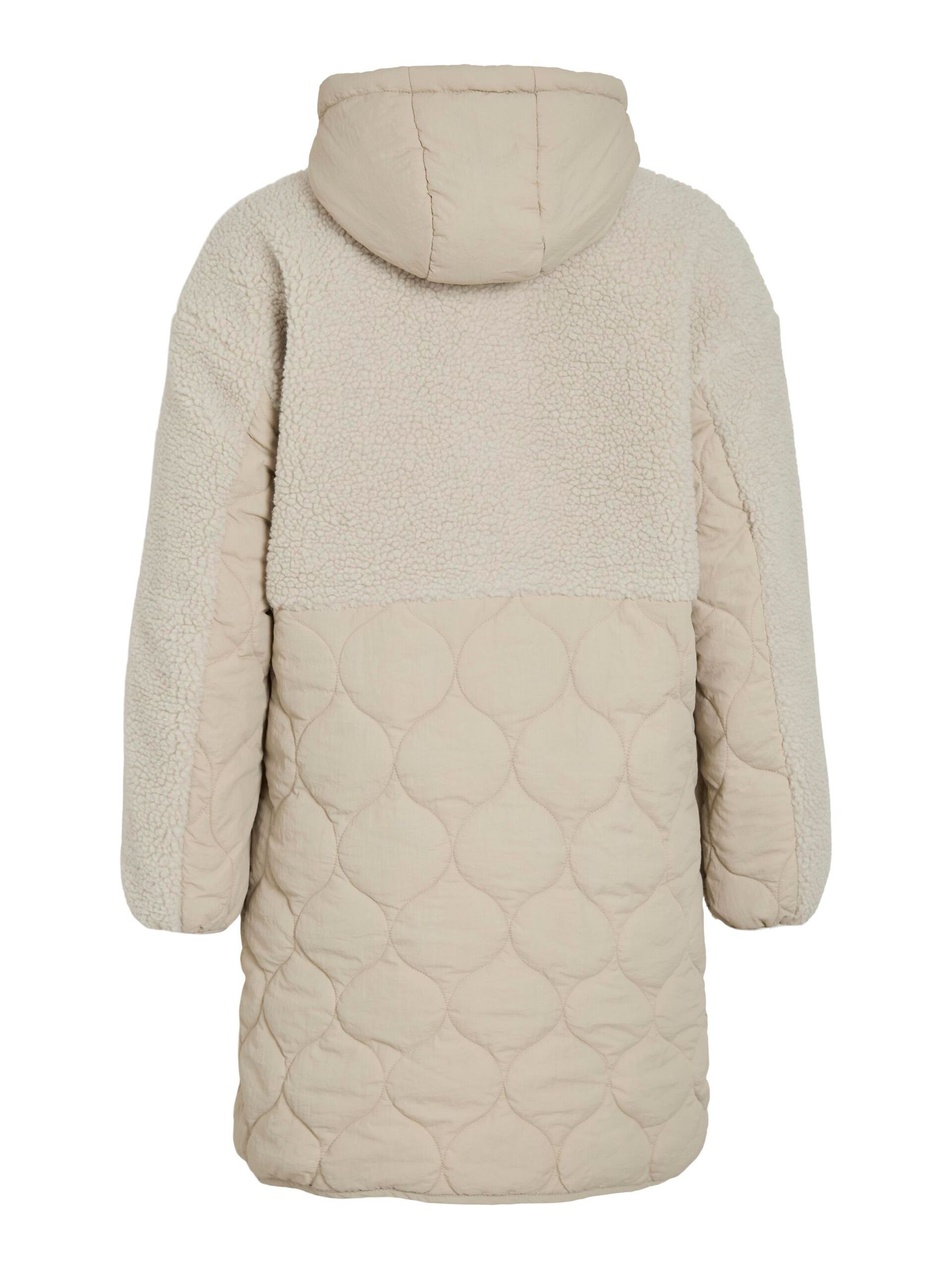 Carousel image - VITONE HOODED COAT, Feather Gray | 7