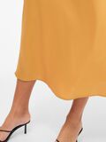 Product image thumbnail - VIELLETTE HIGH WAIST MIDI SKIRT, Amber Gold | 3