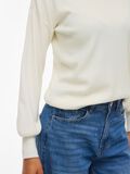 Product image thumbnail - VIKERRY HIGH NECK KNITTED PULLOVER, Cloud Dancer | 3
