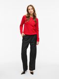 VILA VIDALO BASIC KNITTED PULLOVER, Poppy Red, highres - 14082767_PoppyRed_005.jpg