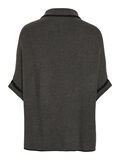 Product image thumbnail - KNITTED PONCHO, Dark Natural Melange | 7