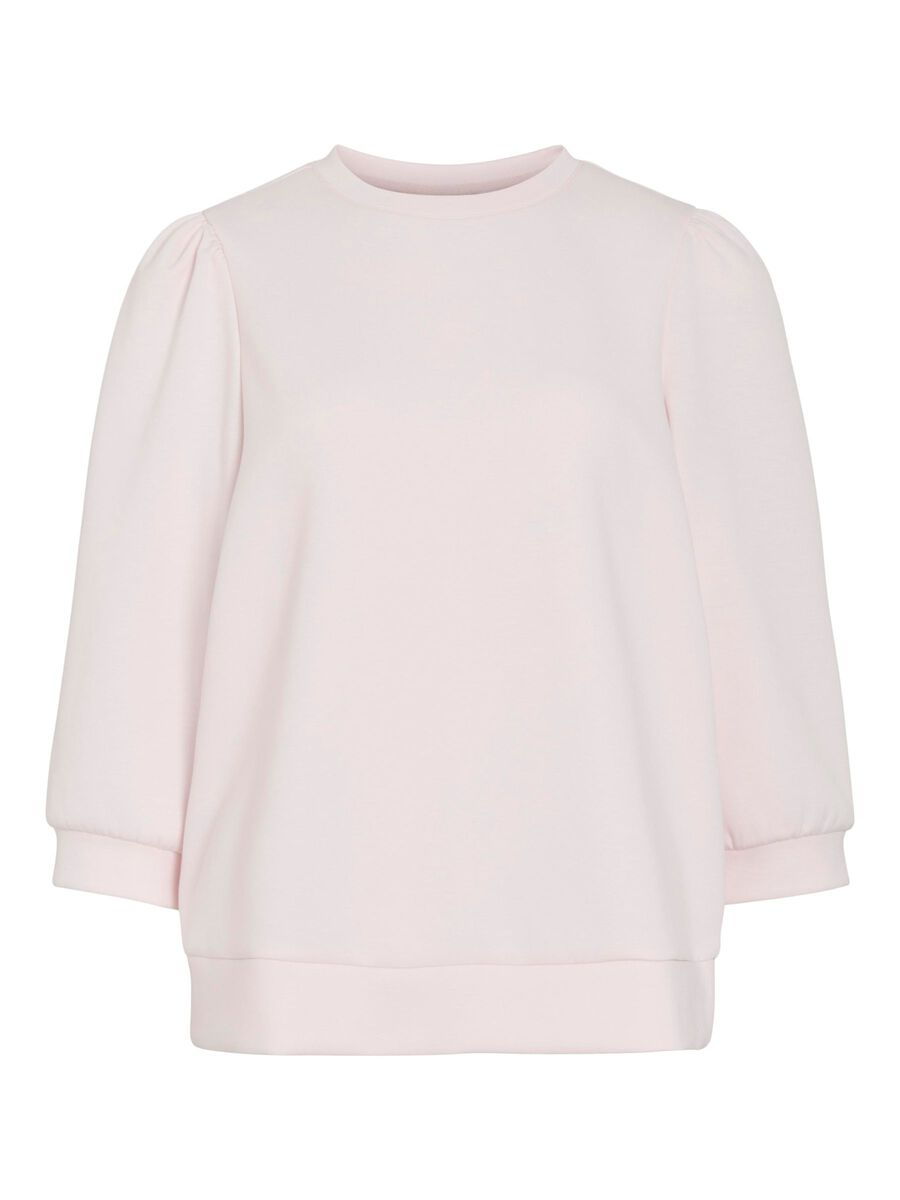 VILA VIREFLECT 3/4 SLEEVED SWEATSHIRT, Pink Marshmallow, highres - 14112387_PinkMarshmallow_001.jpg