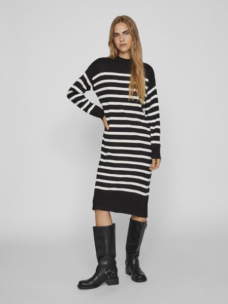 Vila MI-LONGUE ROBE EN MAILLE, Black, highres - 14083214_Black_1003664_003.jpg