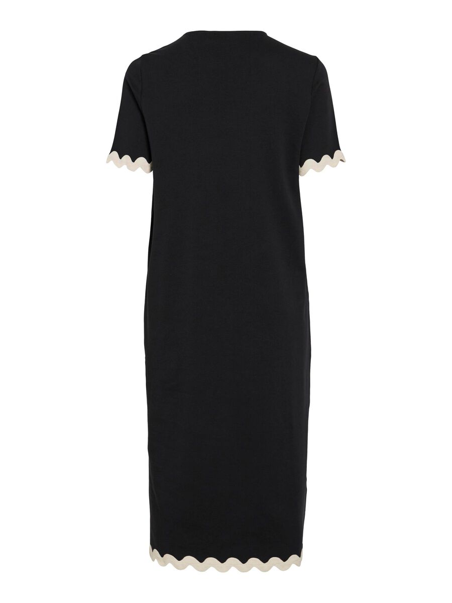 VILA VICALISA SHORT SLEEVED MIDI DRESS, Black Beauty, highres - 14106764_BlackBeauty_1184011_002.jpg