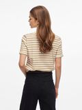 VILA V-NECK SHORT SLEEVED TOP, Birch, highres - 14104150_Birch_1192064_004.jpg