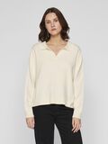 VILA POLO SWETER Z DZIANINY, Birch, highres - 14109861_Birch_003.jpg