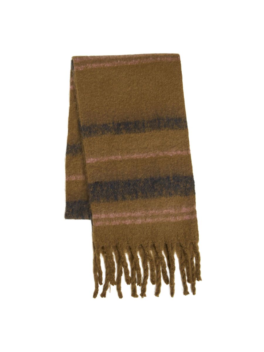 VILA FRINGE SCARF, Rubber, highres - 14098380_Rubber_1117575_001.jpg