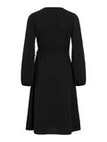 Product image thumbnail - VILOVIE MIDI WRAP DRESS, Black | 7