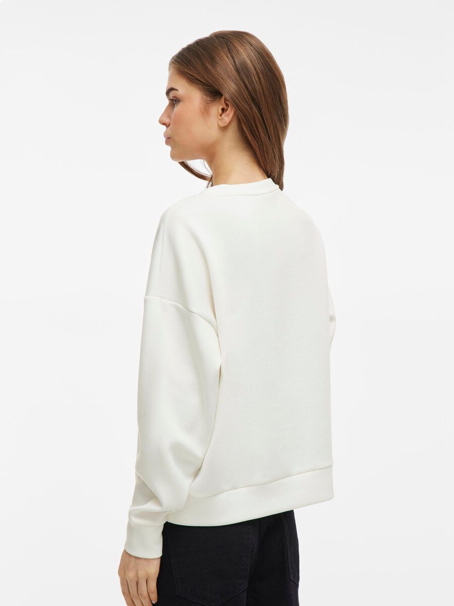 VILA COL ROND SWEAT-SHIRT, Cloud Dancer, highres - 14107559_CloudDancer_1190433_004.jpg