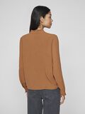 VILA HIGH NECK LONG SLEEVED TOP, Argan Oil, highres - 14109876_ArganOil_004.jpg