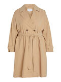 Vila CURVE – TRENCHCOAT, Curds  Whey, highres - 14082286_CurdsWhey_001.jpg
