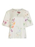 VILA VIHINDA ROUND NECK SHORT SLEEVED TOP, Optical Snow, highres - 14112263_OpticalSnow_1238362_001.jpg