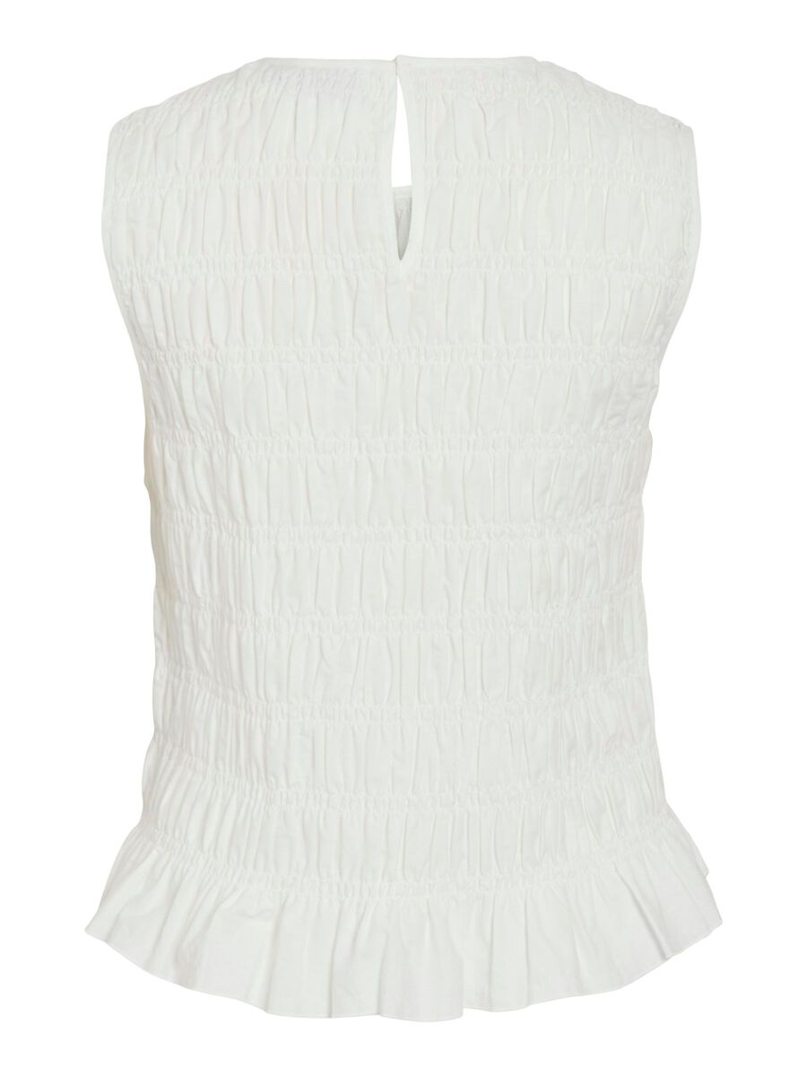 VILA VIHUSA SLEEVELESS SMOCK TOP, Cloud Dancer, highres - 14112270_CloudDancer_002.jpg