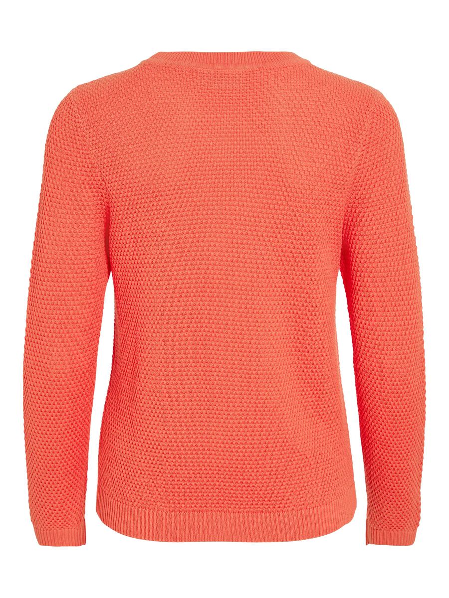 VILA VIDALO BASIC KNITTED PULLOVER, Dubarry, highres - 14082767_Dubarry_002.jpg