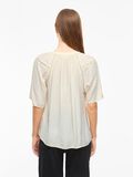 VILA V-NECK SHORT SLEEVED TOP, Birch, highres - 14105244_Birch_004.jpg